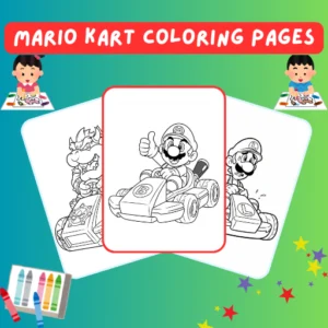 Mario Kart Coloring Pages 20 Mario Kart Coloring Pages thumbnail