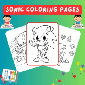 Sonic Coloring Pages thumbnail