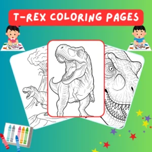 T-Rex Coloring Pages 25 T-Rex Coloring Pages thumbnail
