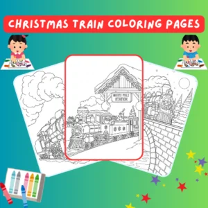 Christmas Train Coloring Pages 3 Christmas Train Coloring Pages thumbnail