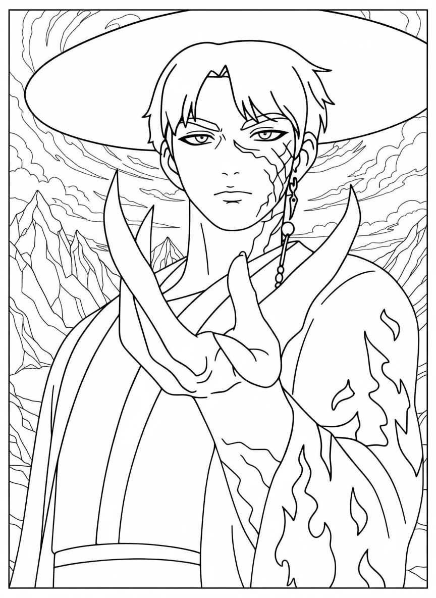 KPop Demon Hunters Coloring Pages 3 Detailed KPop Demon Hunters Coloring Pages for adults