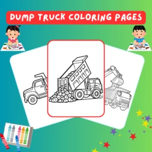 Dump Truck Coloring Pages thumbnail
