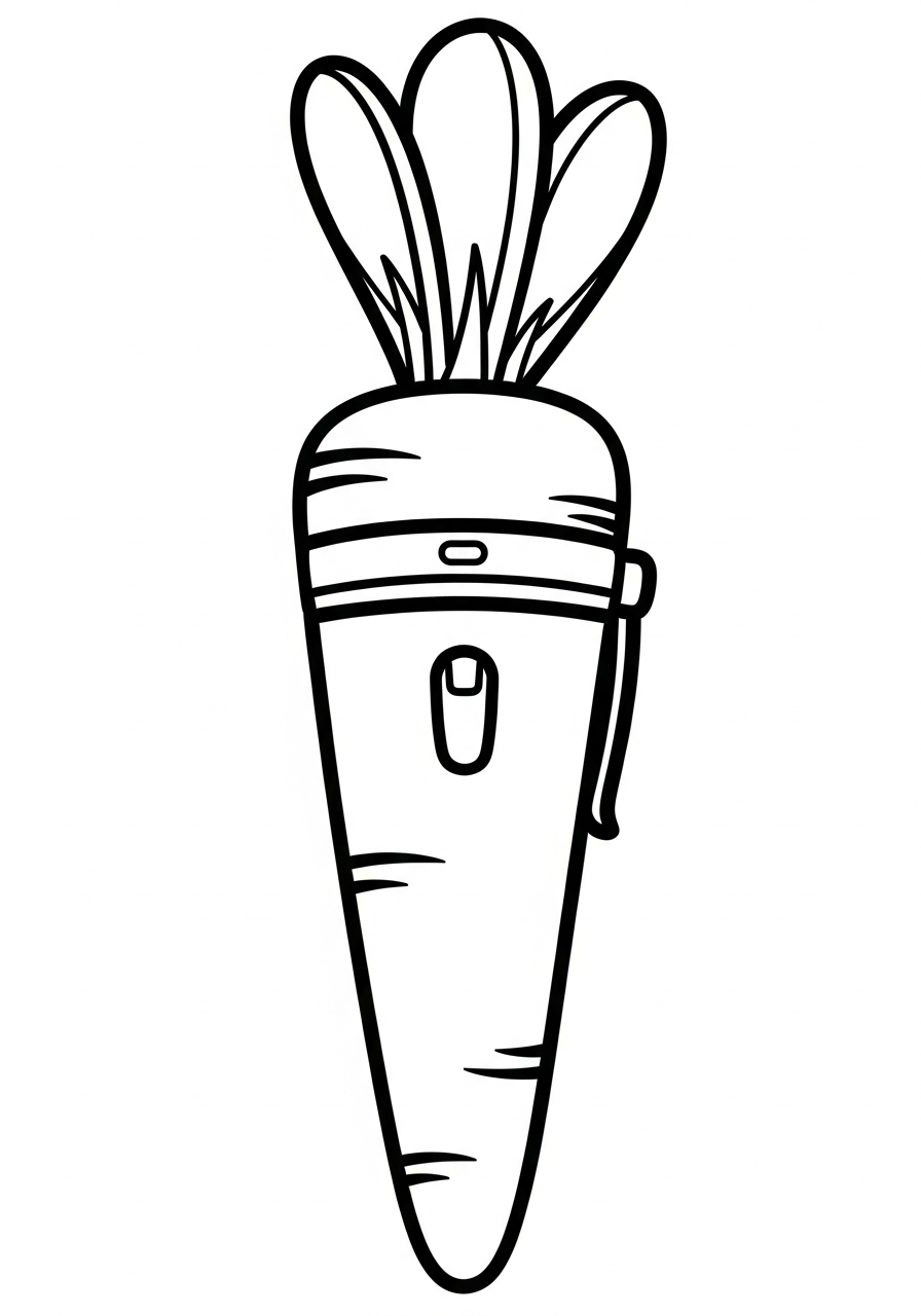 Judy Hopps carrot pen coloring page