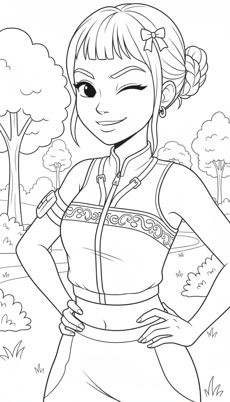 KPop Demon Hunters Coloring Pages 13 KPop Demon Hunters Coloring Pages girl group scenes