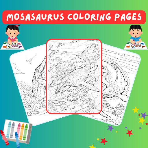 Mosasaurus Craft 21 Mosasaurus Coloring Pages | Free Printable at YoloColoring