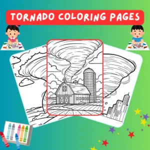 Tornado Coloring Pages thumbnail