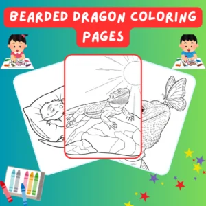 Bearded Dragon Coloring Pages thumbnail