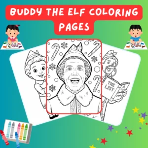 Buddy The Elf Coloring Pages thumbnail