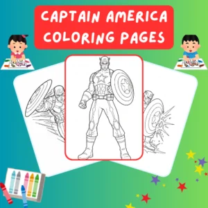 Captain America Coloring Pages thumbnail