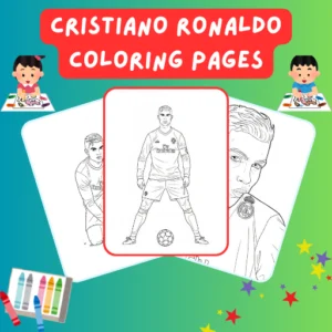 Cristiano Ronaldo Coloring Pages thumbnail