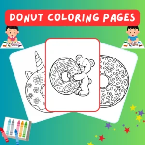 Donut Coloring Pages thumbnail