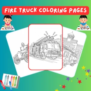 Fire Truck Coloring Pages thumbnail