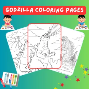 Godzilla Coloring Pages thumbnail