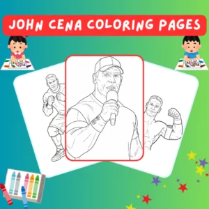 John Cena Coloring Pages thumbnail