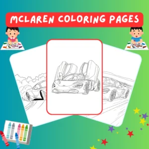 McLaren Coloring Pages thumbnail