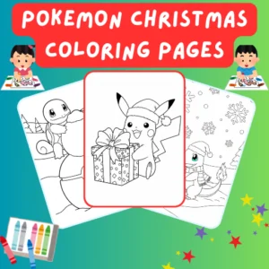 Pokemon Christmas Coloring Pages thumbnail