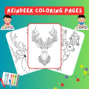 Reindeer Coloring Pages thumbnail