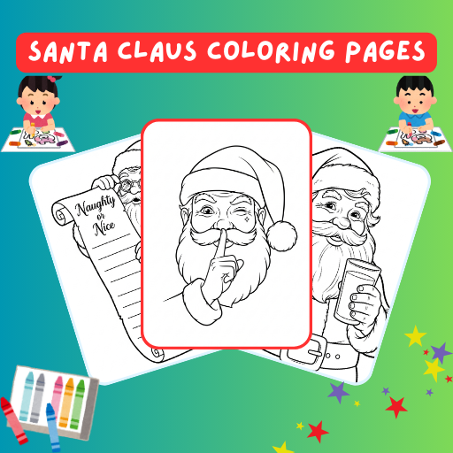 30 Santa Claus Coloring Pages | Free PDF Printables