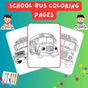School Bus Coloring Pages thumbnail