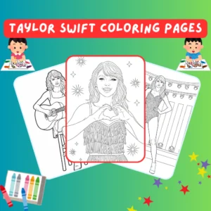 Taylor Swift Coloring Pages thumbnail