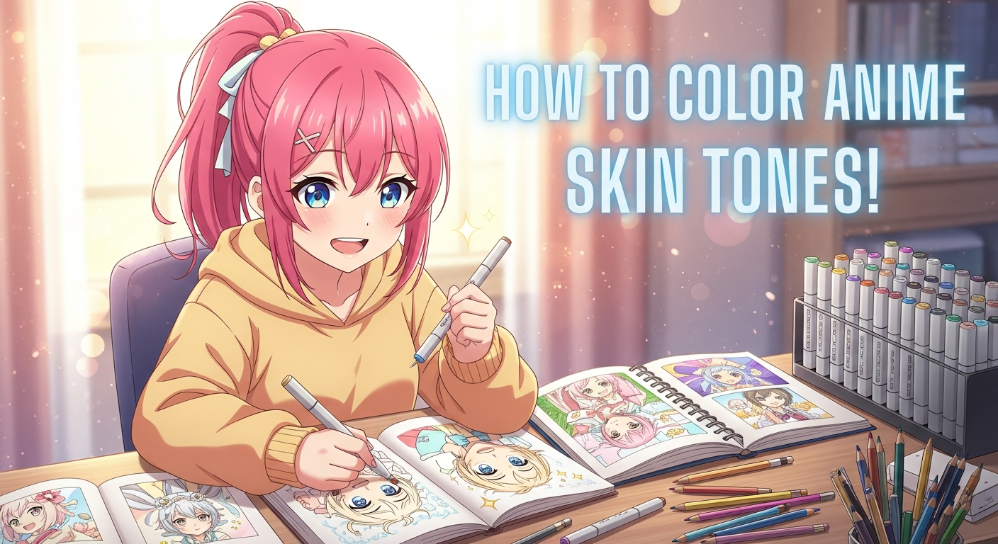 How to Color Anime Skin Tones: Easy Step-by-Step Guide for Beginners