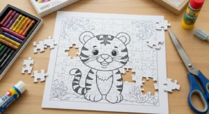 How to Turn Coloring Pages into Custom Jigsaw Puzzles | DIY Guide thumbnail