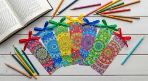 How to Make DIY Bookmarks from Coloring Pages thumbnail