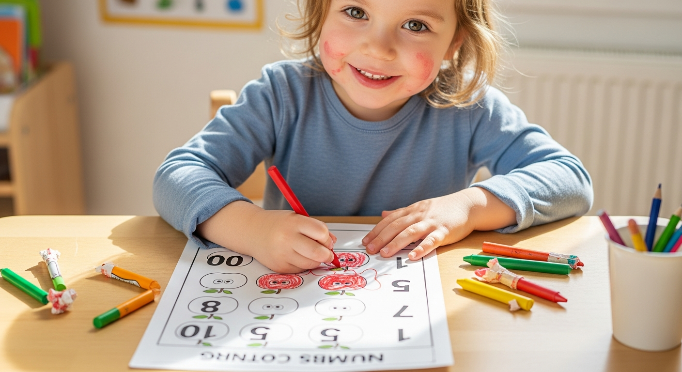 How to Teach Numbers and Counting with Fun Coloring Pages