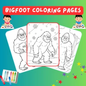 Bigfoot Coloring Pages thumbnail
