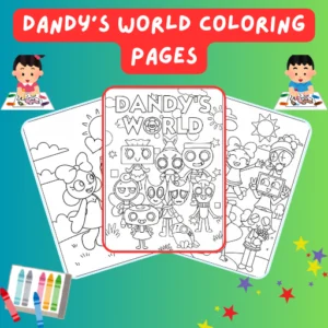 Dandy’s World Coloring Pages thumbnail