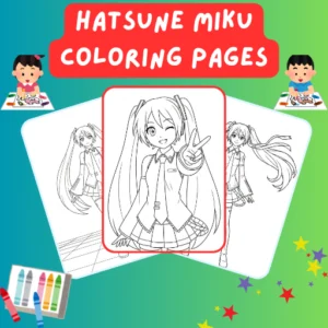 Hatsune Miku Coloring Pages thumbnail
