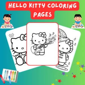 Hello Kitty Coloring Pages thumbnail
