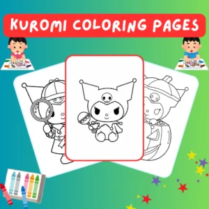 Kuromi Coloring Pages thumbnail