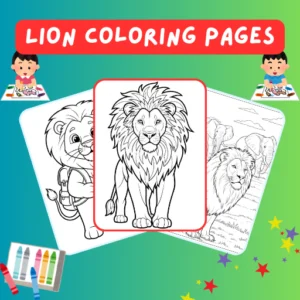 Lion Coloring Pages thumbnail