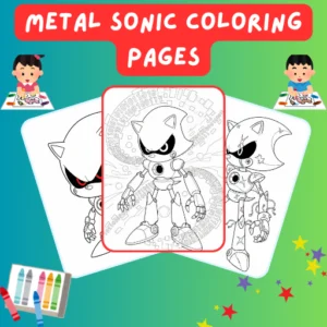 Metal Sonic Coloring Pages thumbnail