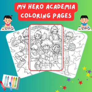 My Hero Academia Coloring Pages thumbnail