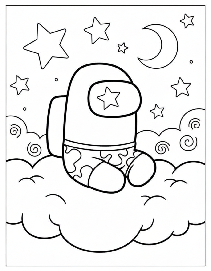 Patrick Star skin Spongebob Among Us page