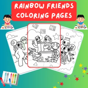 Rainbow Friends Coloring Pages 8 Rainbow Friends Coloring Pages thumbnail