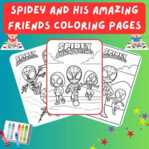 Spidey And His Amazing Friends Coloring Pages thumbnail