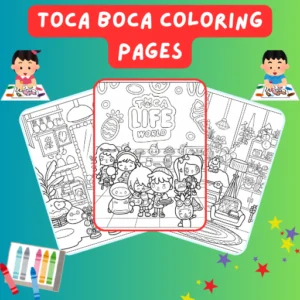Toca Boca Coloring Pages thumbnail