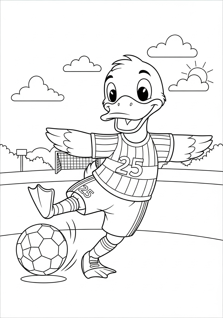 free coloring pages duck
