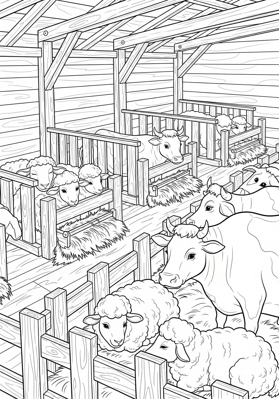 Noah’s Ark coloring pages for boys