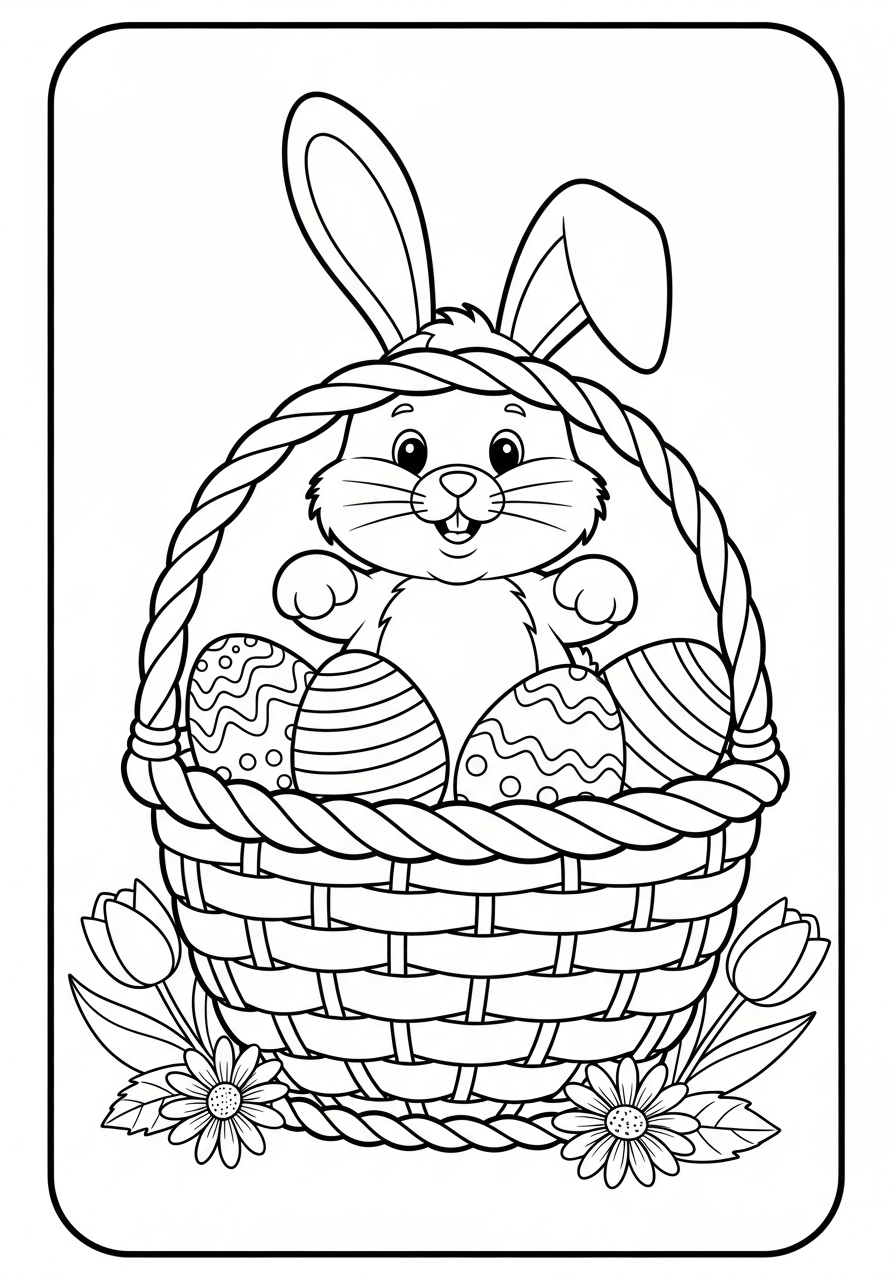 cute Easter coloring pages