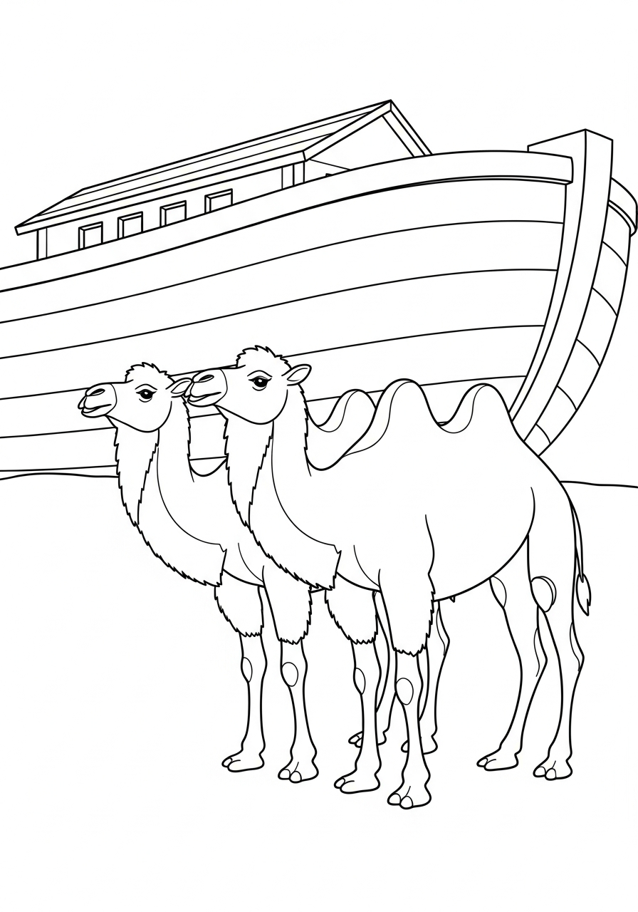 top Noah’s Ark coloring pages