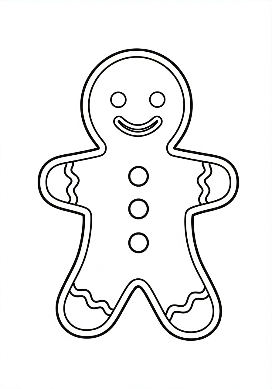 cool Gingerbread coloring pages