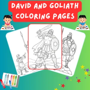 David and Goliath Coloring Pages thumbnail