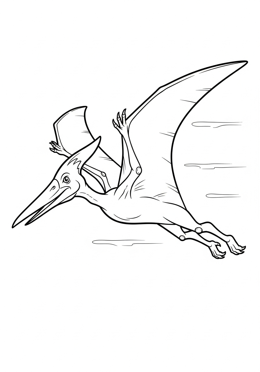 Pterodactyl Coloring Pages 19 Pterodactyl coloring page free printable