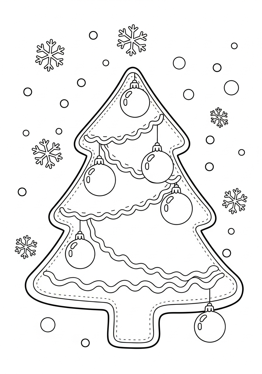 Gingerbread coloring sheets