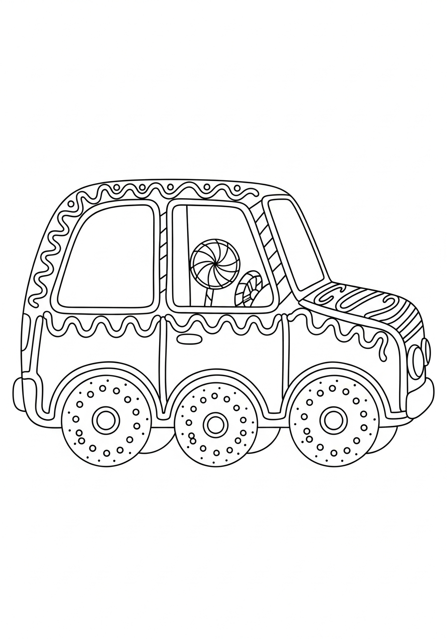 Gingerbread coloring pages printable pdf