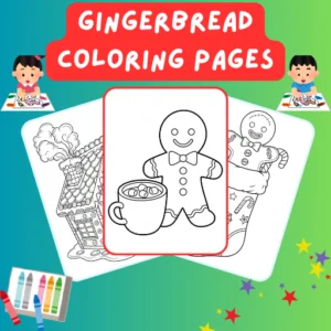 Gingerbread Coloring Pages thumbnail